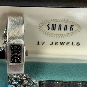 NWT Vintage Swank watch 17 jewels with original box